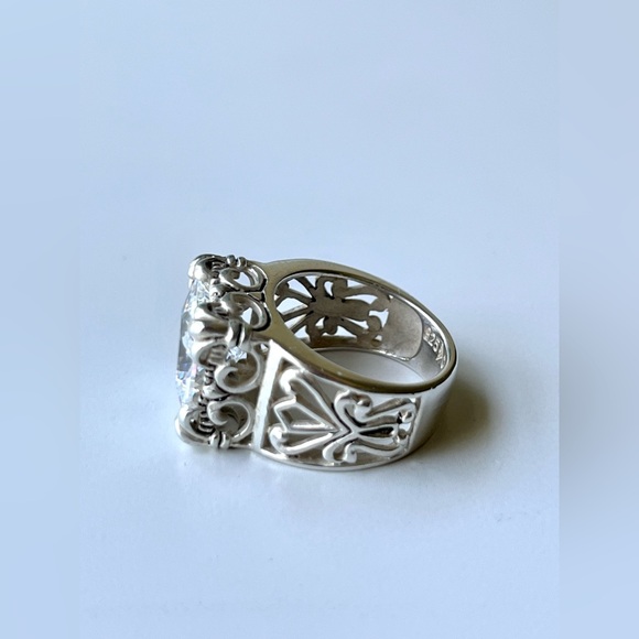 Silpada Vintage Rare .925 Sterling Silver Top
Grade CS Filigree Ring Size 5 - Picture 5 of 7